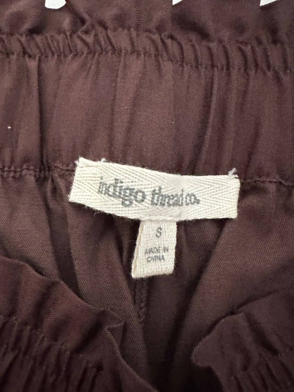 Indigo Thread CO. Women's Brown Shorts size S NWOT - Picture 4 of 7